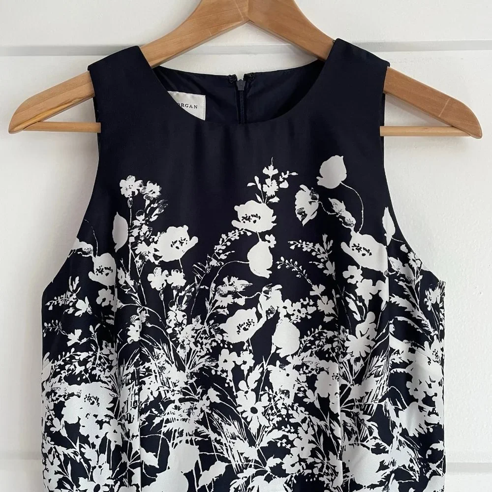 Donna Morgan Navy Fit-and-Flare dress - Picture 7 of 16